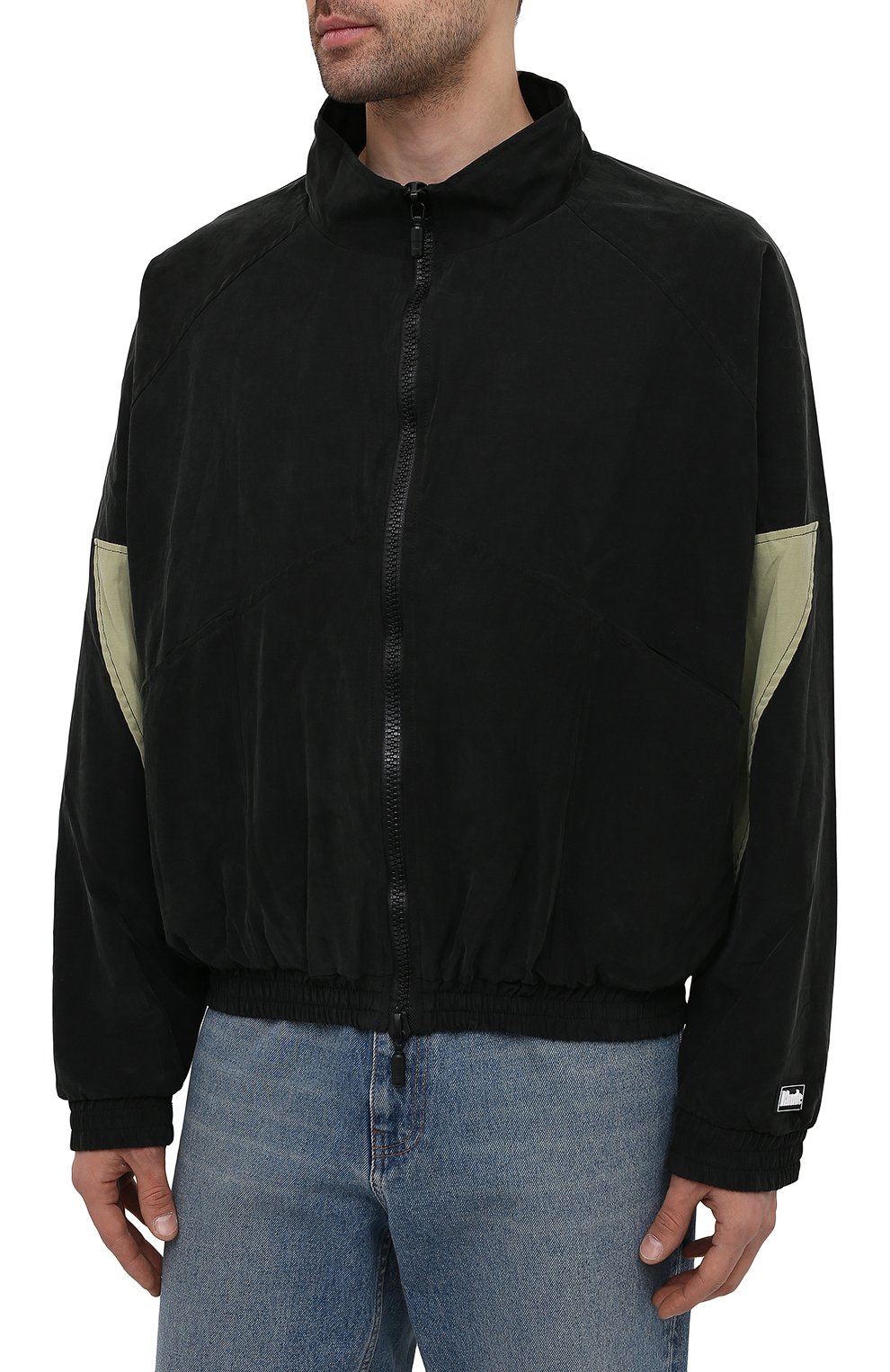 Бомбер RHUDE черного цвета по цене 92750 руб., арт. RHPS21JA00000010, фото 3 Бомбер RHUDE, арт. RHPS21JA00000010, фото 3