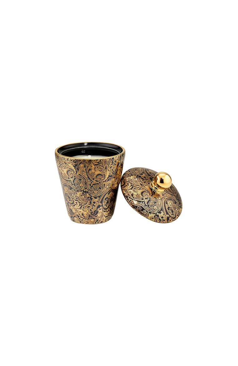 Подсвечник с крышкой black fine paisley STEFANO RICCI, арт. 0ACAN002/VELIN4, фото 1