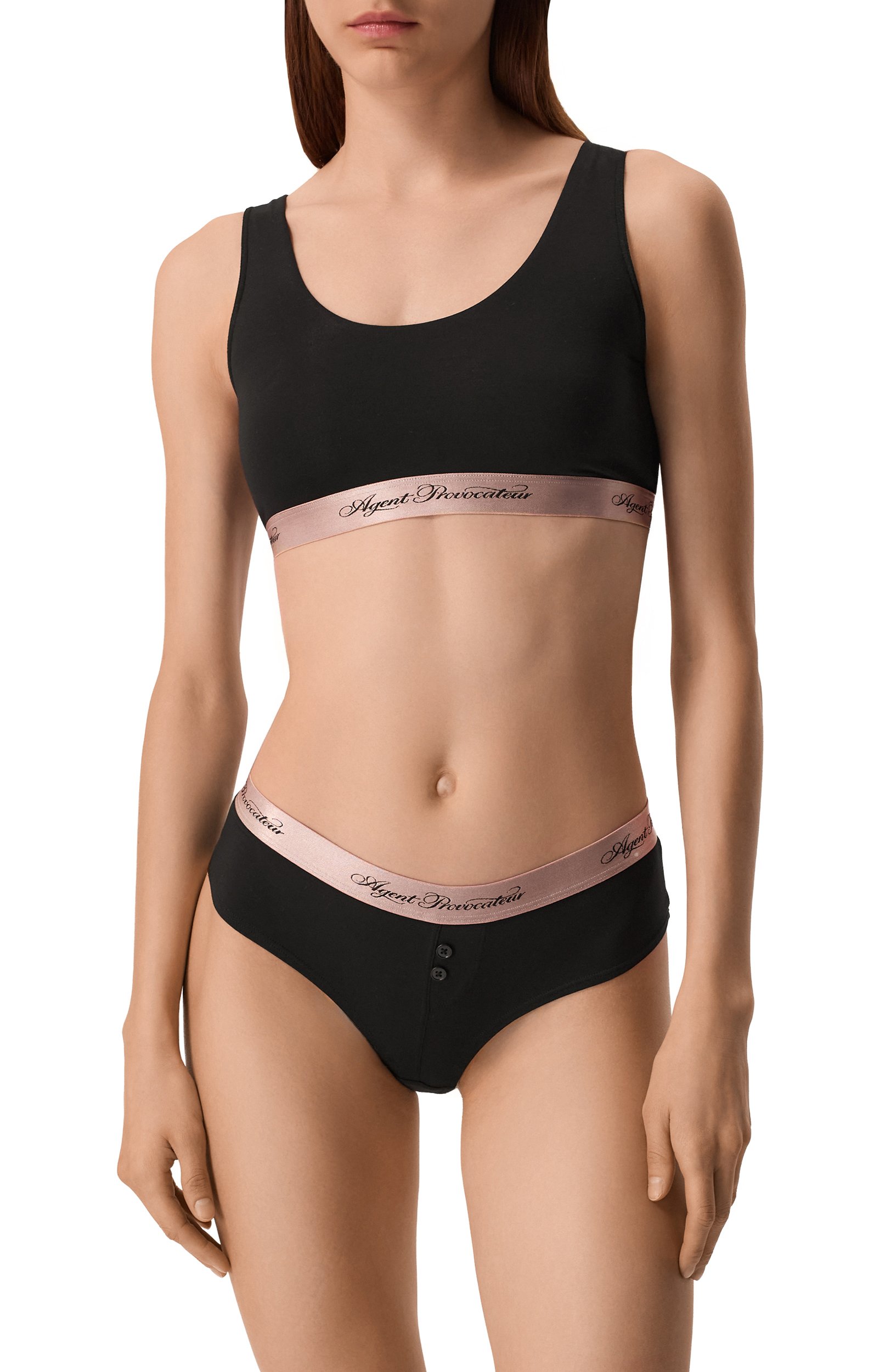 Трусы-шорты clea AGENT PROVOCATEUR черного цвета по цене 10900 руб., арт. 108363, фото 2 Трусы-шорты clea AGENT PROVOCATEUR, арт. 108363, фото 2