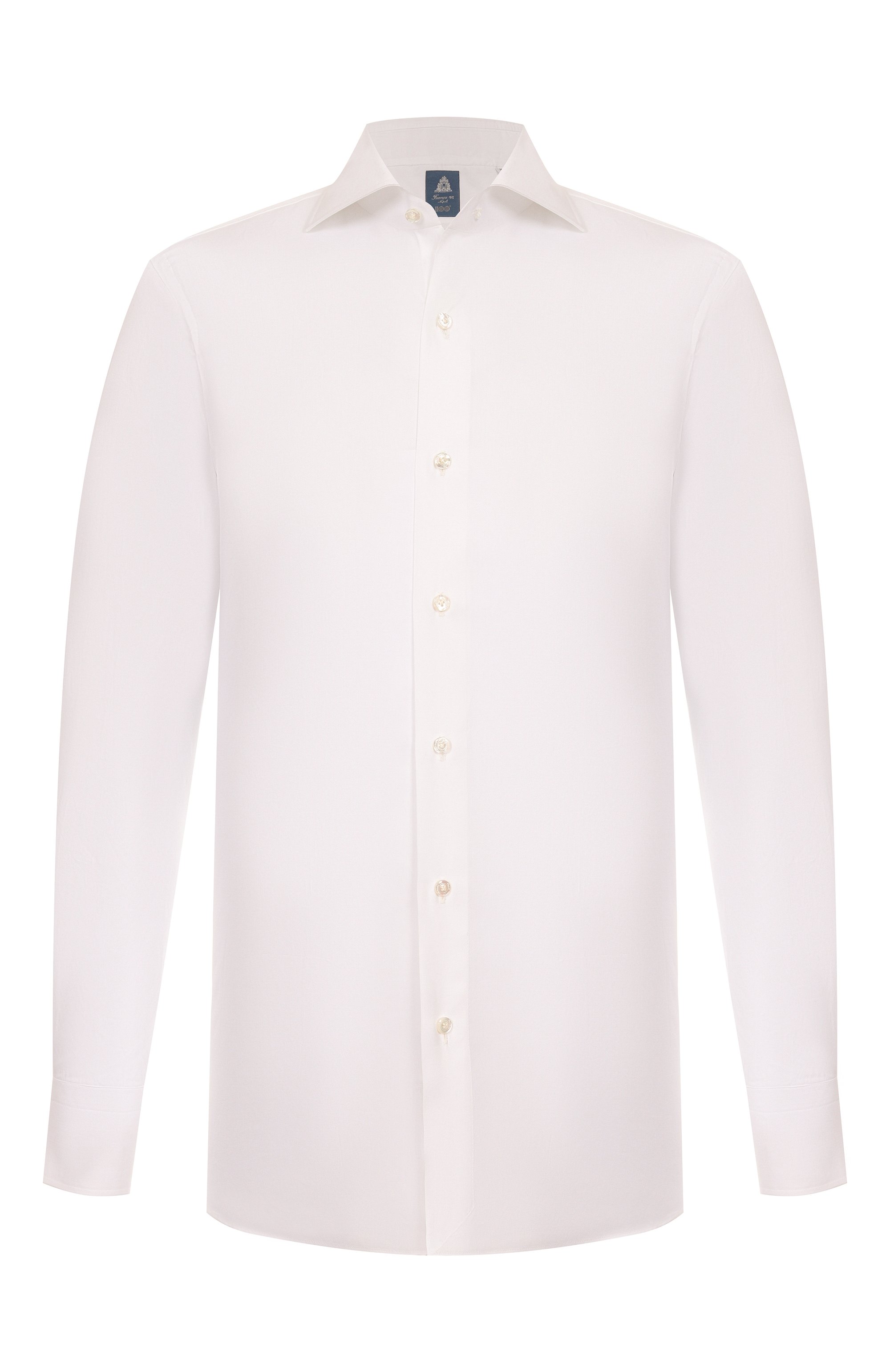 Хлопковая сорочка FINAMORE 1925 белого цвета по цене 52050 руб., арт. 170/2 N/A5053Z, фото 1 Хлопковая сорочка FINAMORE 1925, арт. 170/2 N/A5053Z, фото 1