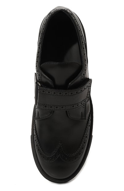 Кожаные дерби RONDINELLA черного цвета по цене 20750 руб., арт. 11887E/37-39, фото 4 Кожаные дерби RONDINELLA, арт. 11887E/37-39, фото 4