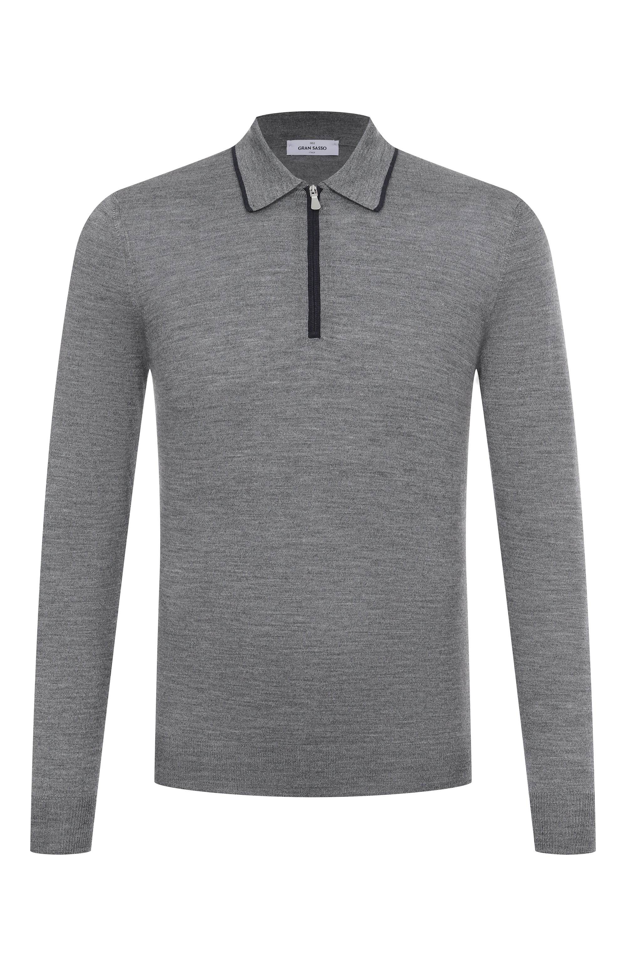Поло из шерсти и шелка GRAN SASSO, арт. 57146/13125, фото 1