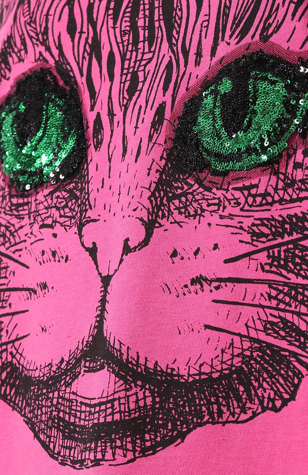 Хлопковая футболка с круглым вырезом и принтом GUCCI, арт. 492347/X3L42, фото 5