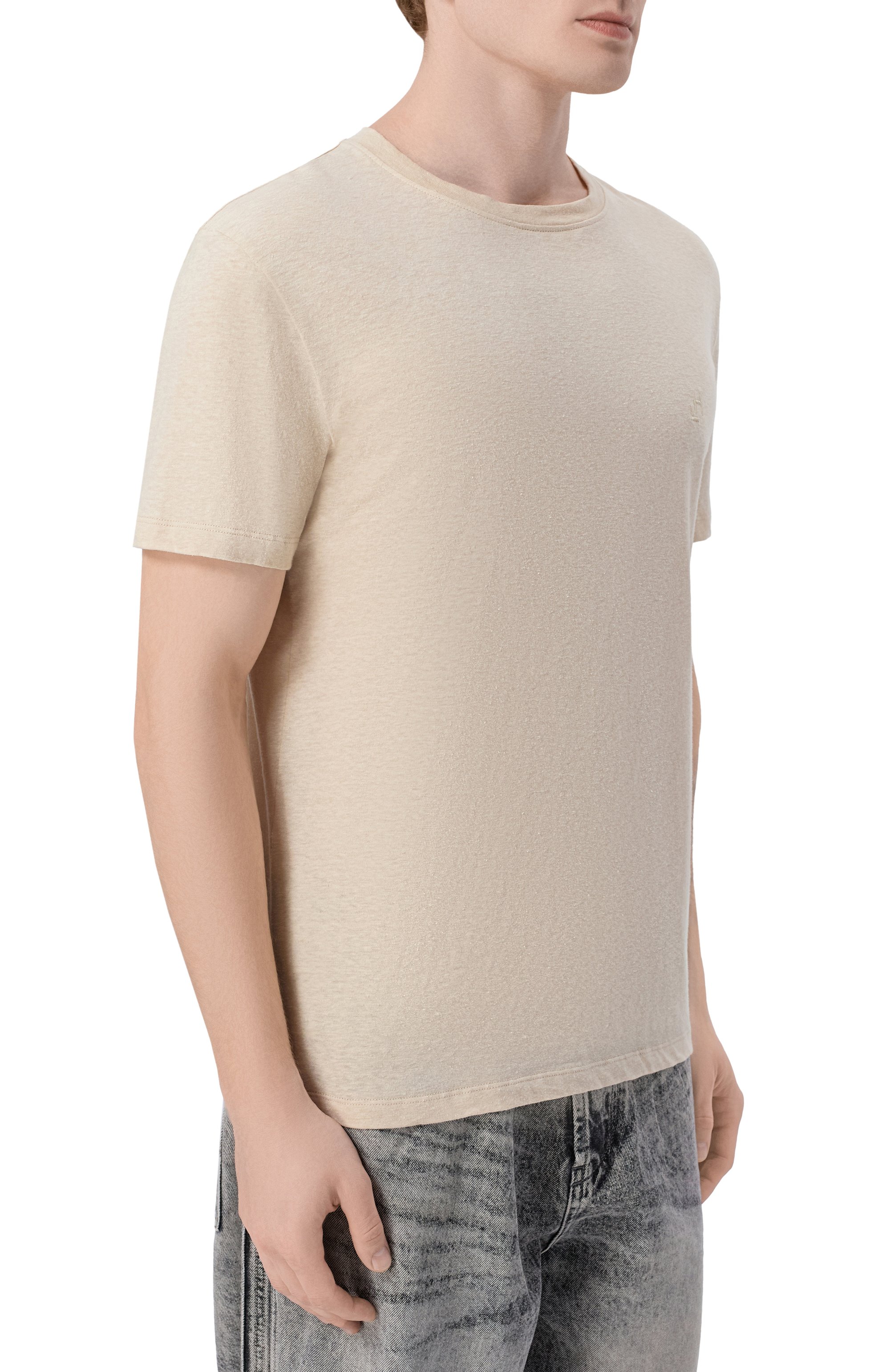 Футболка из хлопка и льна HINNOMINATE, арт. HMABM01505, фото 3