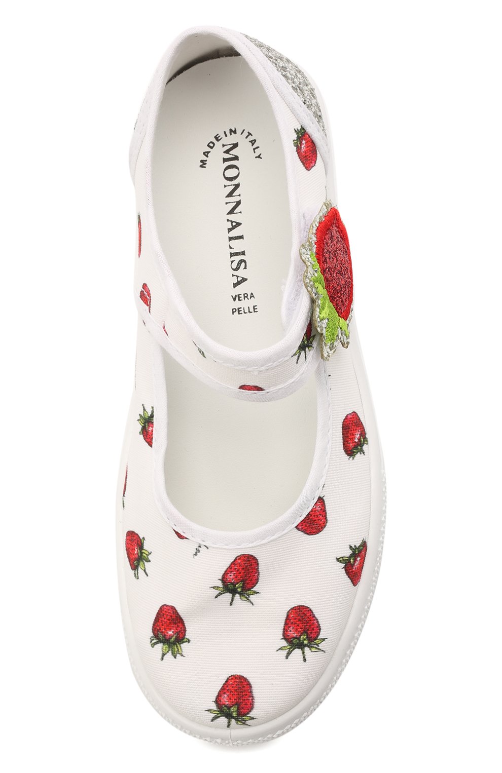 Текстильные туфли MONNALISA, арт. 8C7028, фото 4