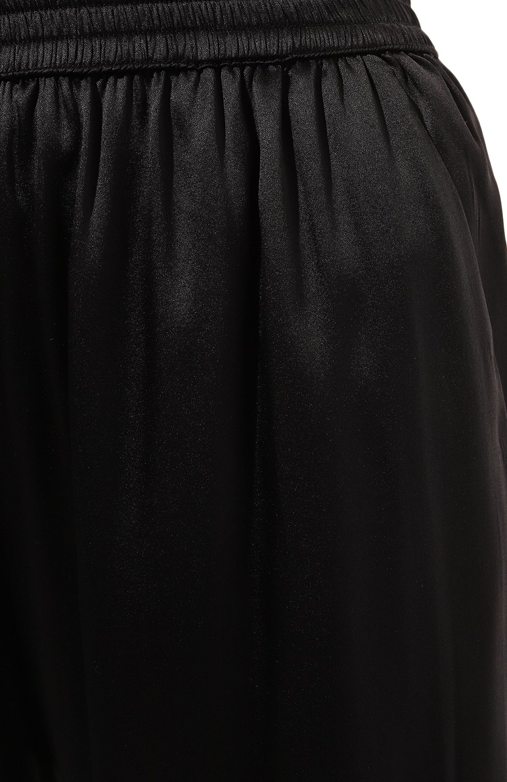 Шелковые брюки ERMANNO SCERVINO черного цвета по цене 69500 руб., арт. D454P720TBW, фото 5 Шелковые брюки ERMANNO SCERVINO, арт. D454P720TBW, фото 5