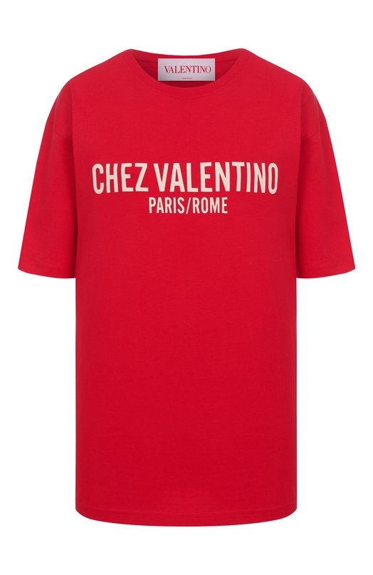 Хлопковая футболка Valentino
