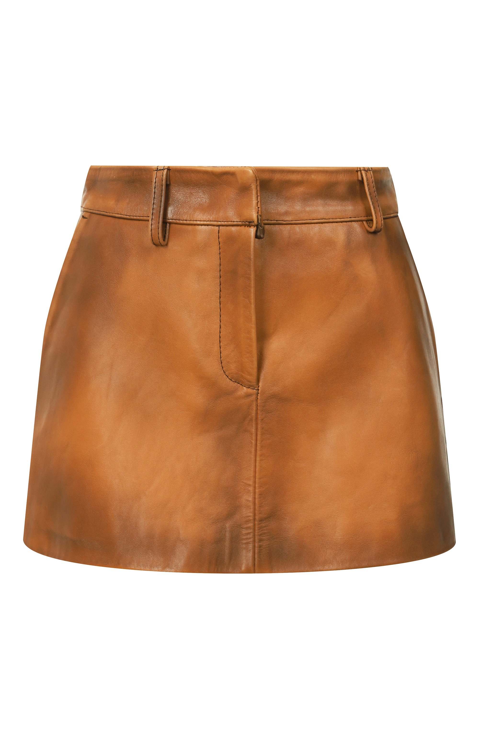 Кожаная юбка GIUSEPPE DI MORABITO, арт. 03PFSK129P 03339, фото 1