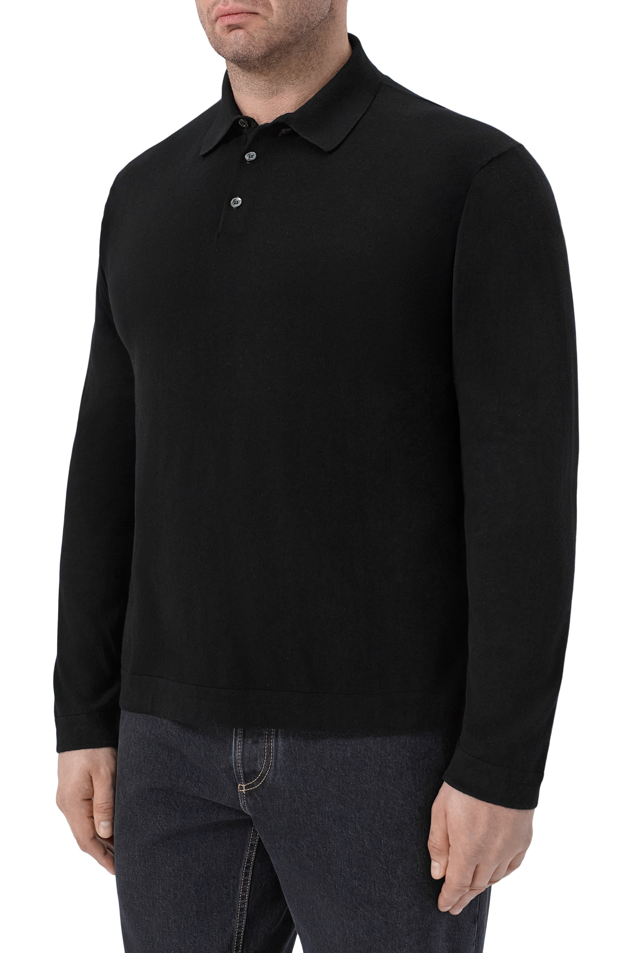 Хлопковое поло IL BORGO CASHMERE, арт. MS60-1302-M0DG0B//MTM, фото 3