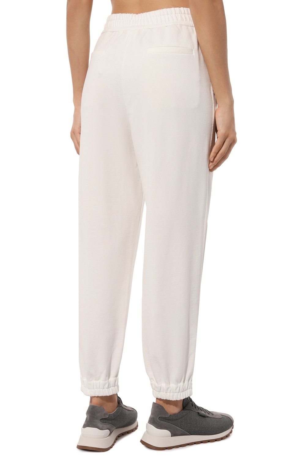 Хлопковые джоггеры BRUNELLO CUCINELLI, арт. MN05NHS899, фото 4