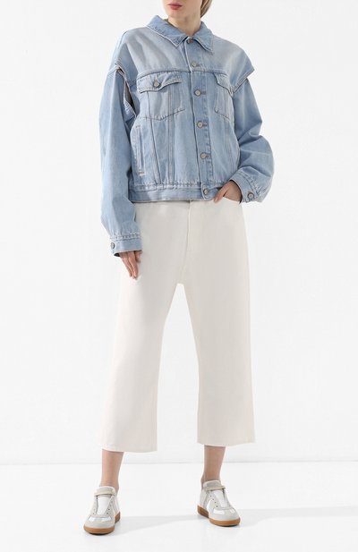 Укороченные джинсы MM6, арт. S32LA0171/S30653, фото 2