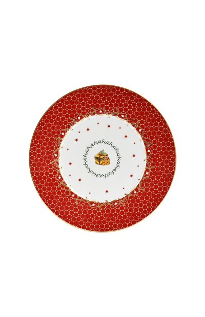 Тарелка салатная cadeau noel rouge BERNARDAUD, арт. 1918/23262, фото 1