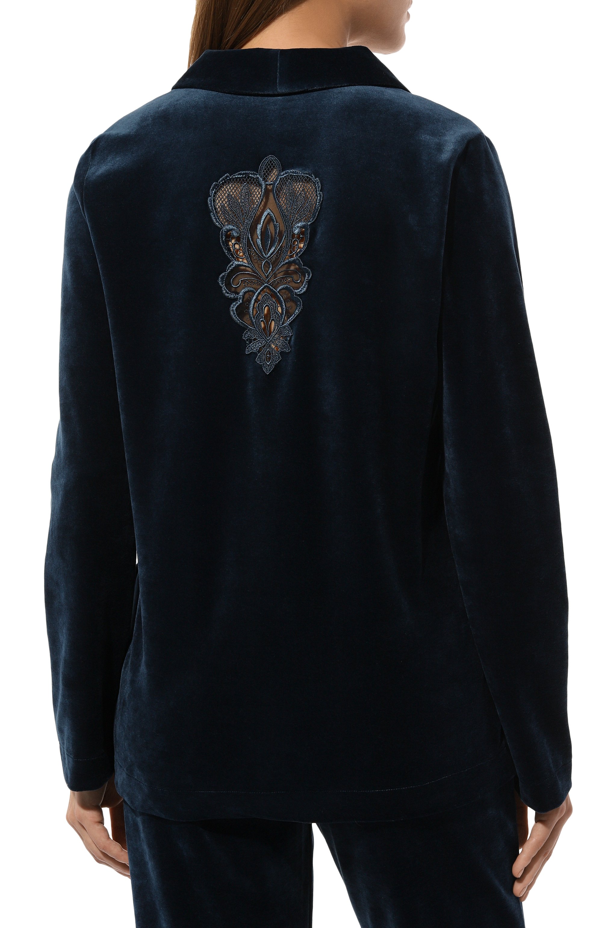 Бархатный кардиган HANRO, арт. 078860, фото 4