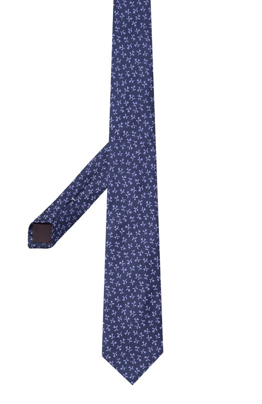 Шелковый галстук Canali 18/HJ04510 Синий  18/HJ04510 Фото 3
