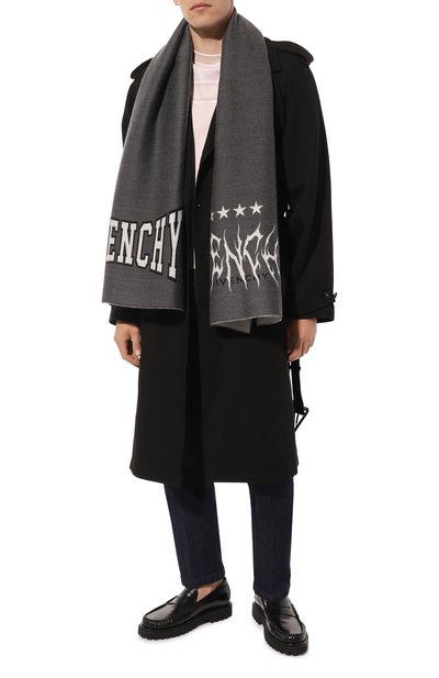 Шарф из шерсти и шелка GIVENCHY, арт. GV4518/J5296, фото 3