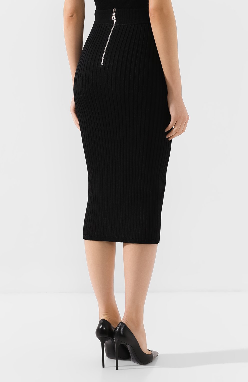 Юбка из вискозы BALMAIN, арт. SF24871/K487, фото 4