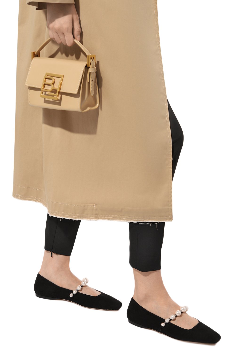 Замшевые балетки ade JIMMY CHOO, арт. ADE FLAT/SZR, фото 3