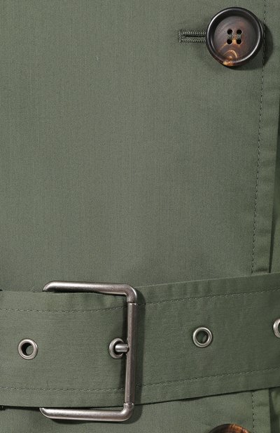 Тренч из смеси хлопка и шелка BRUNELLO CUCINELLI, арт. MF5759330, фото 5