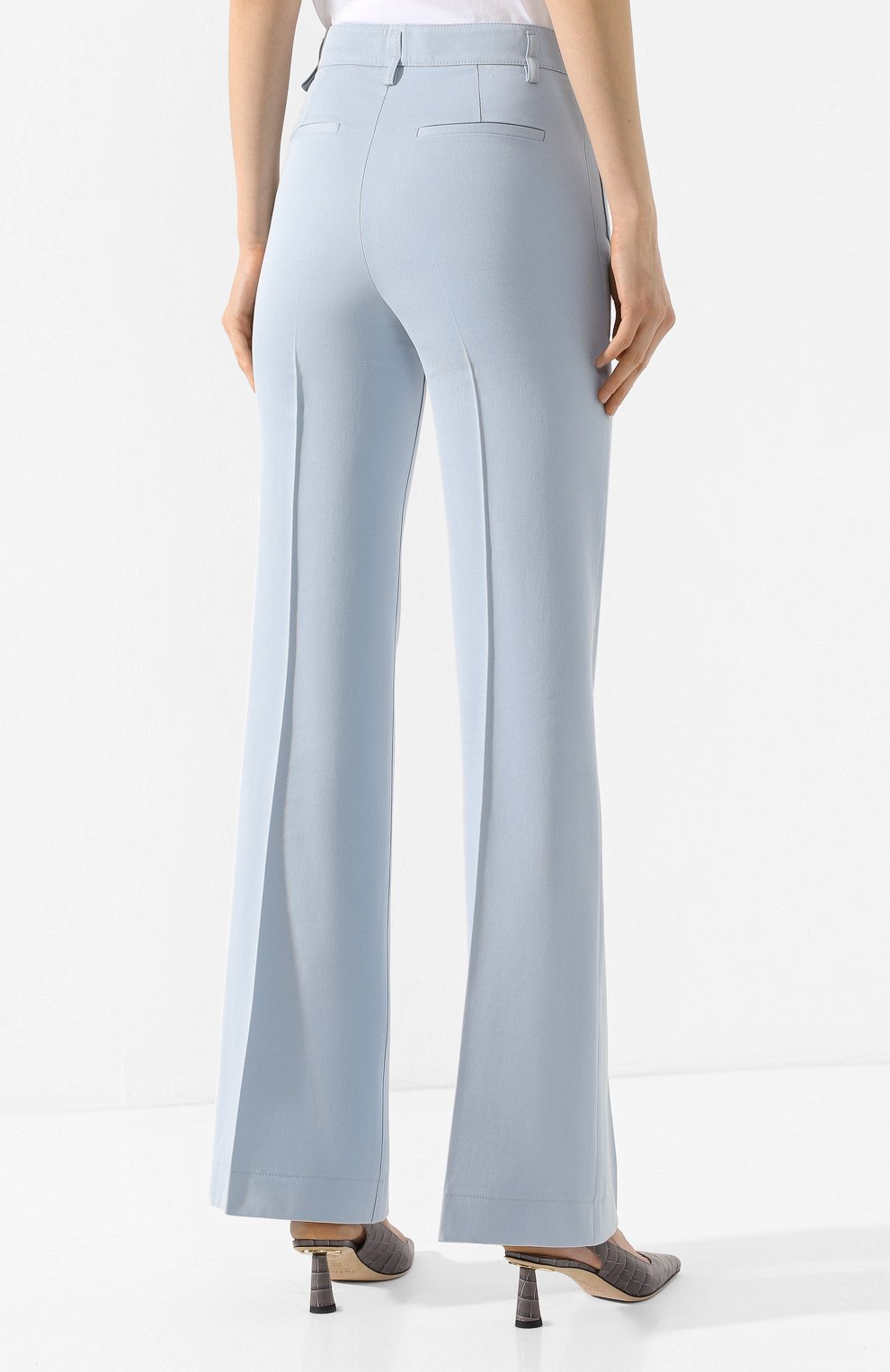 Брюки из смеси хлопка и шерсти REDVALENTINO, арт. TR3RBB80/4R9, фото 4