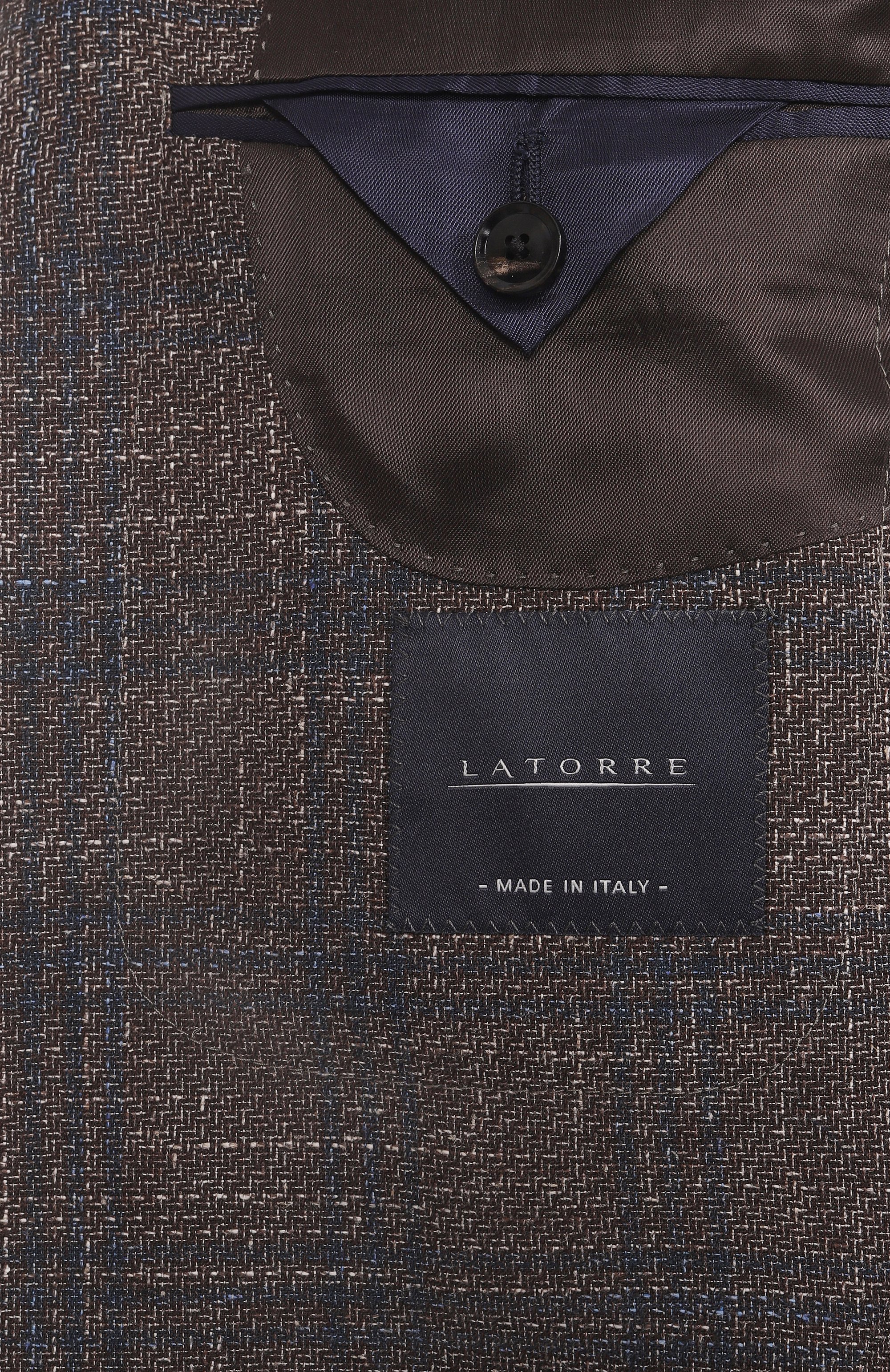 Пиджак из шерсти и хлопка SARTORIA LATORRE, арт. EF74/QH0050, фото 8