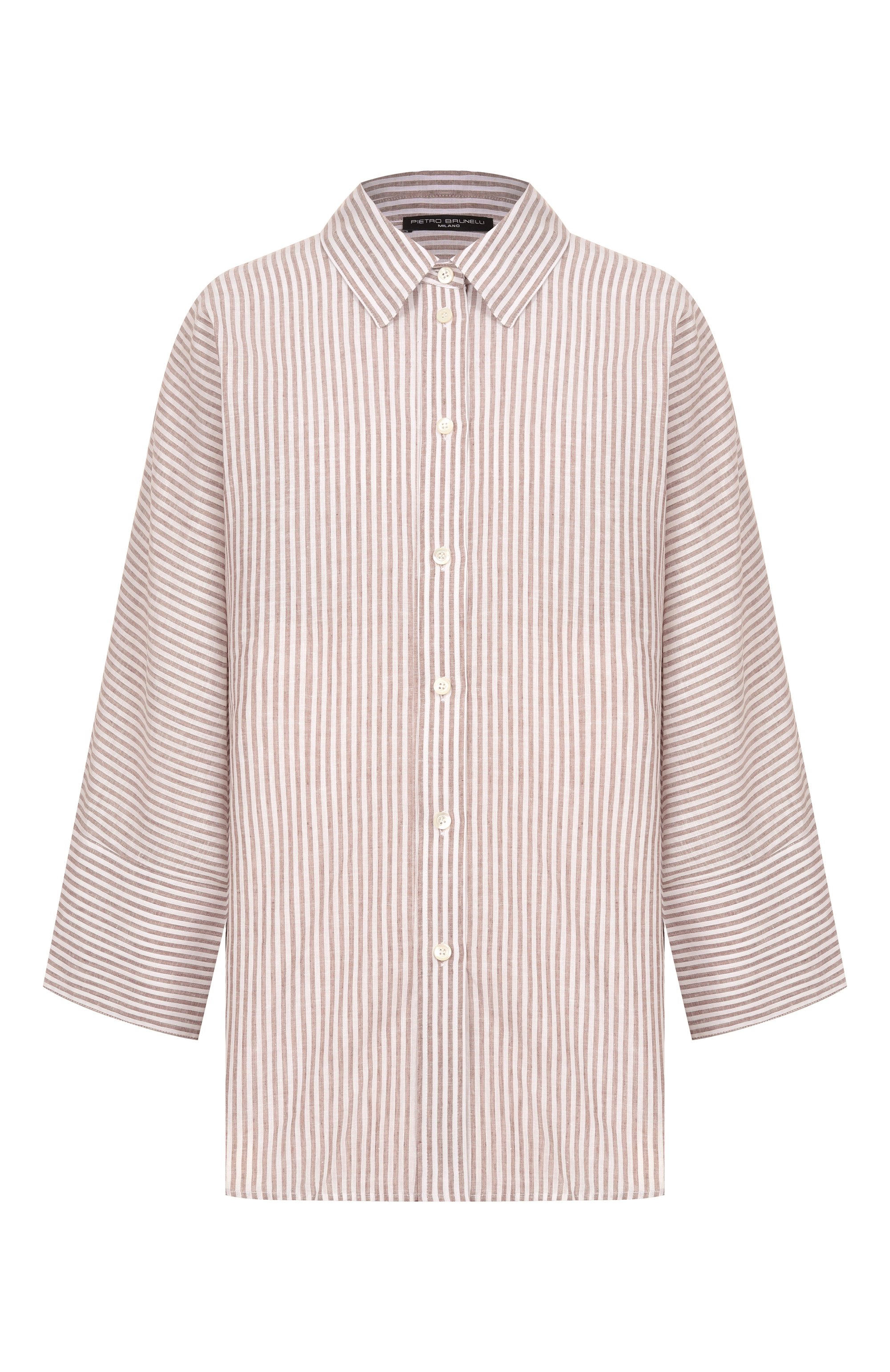 Рубашка изо льна и хлопка PIETRO BRUNELLI, арт. CA2514/LI0028, фото 1