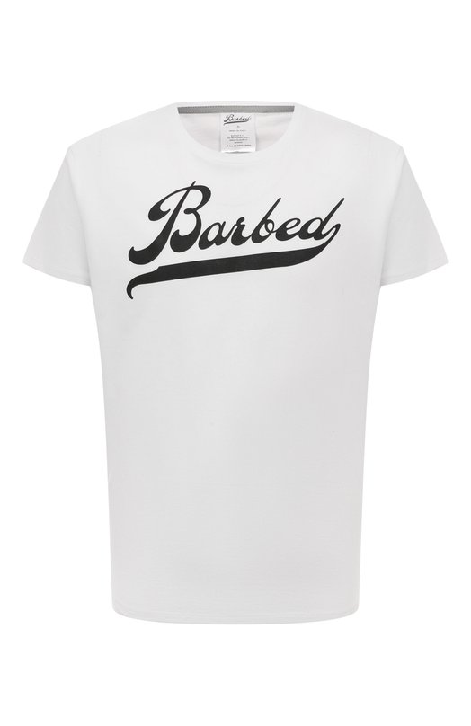 

Хлопковая футболка Barbed, Белый