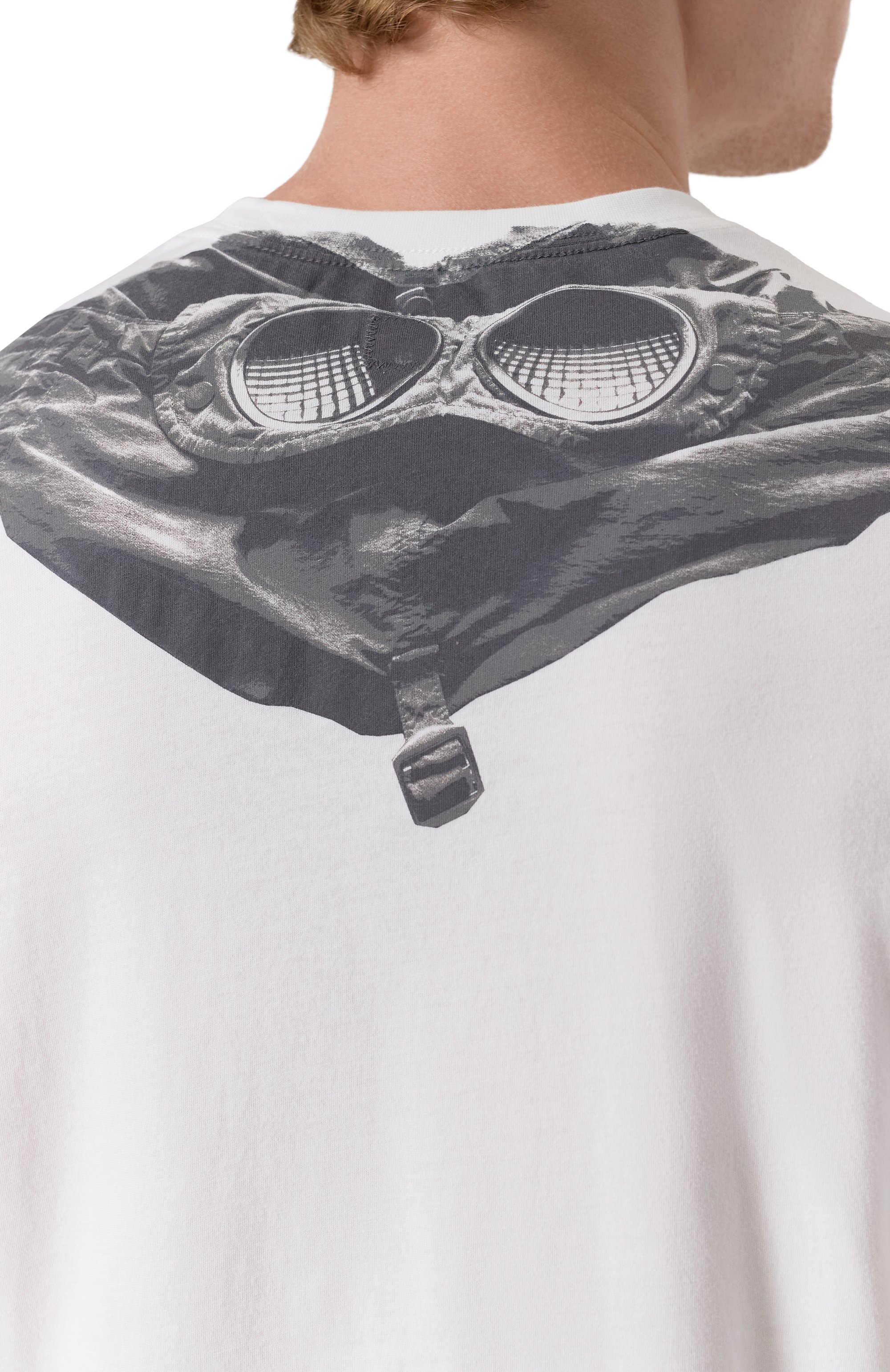 Хлопковая футболка C.P. COMPANY, арт. 18CMTS030A005100W, фото 5