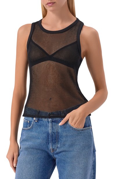 Хлопковый топ OFFICINE GENERALE, арт. S26WTEE201_001, фото 3