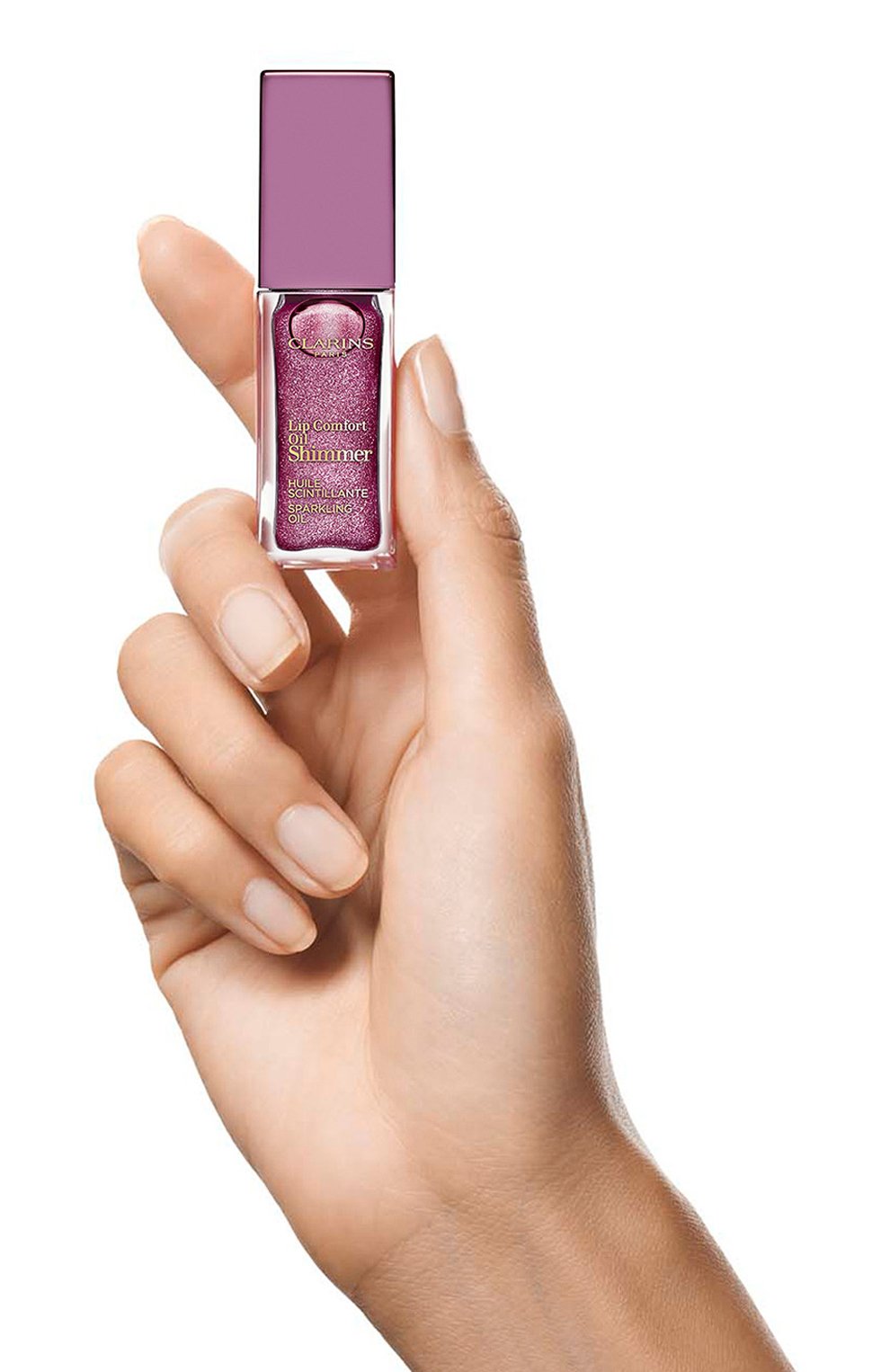 Мерцающее масло для губ lip comfort oil shimmer, 02 purple rain (7ml) CLARINS цвета по цене 2700 руб., арт. 80074331, фото 3 Мерцающее масло для губ lip comfort oil shimmer, 02 purple rain (7ml) CLARINS, арт. 80074331, фото 3