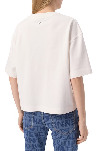 Футболка из хлопка и вискозы WEEKEND MAX MARA, арт. GE0RGIA, фото 4