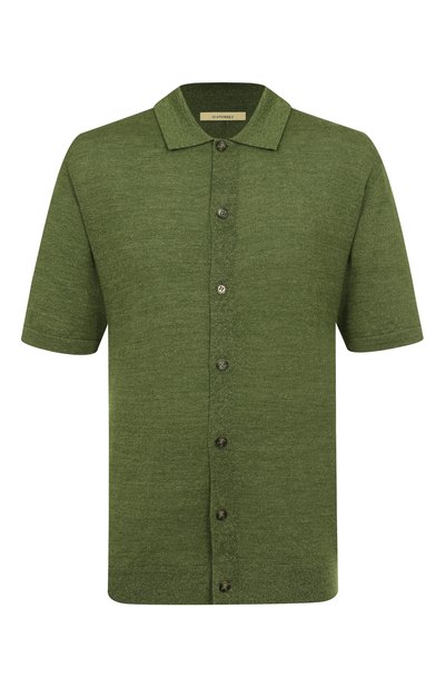 Мужская рубашка из шерсти и льна 12 STOREEZ, арт. 131409