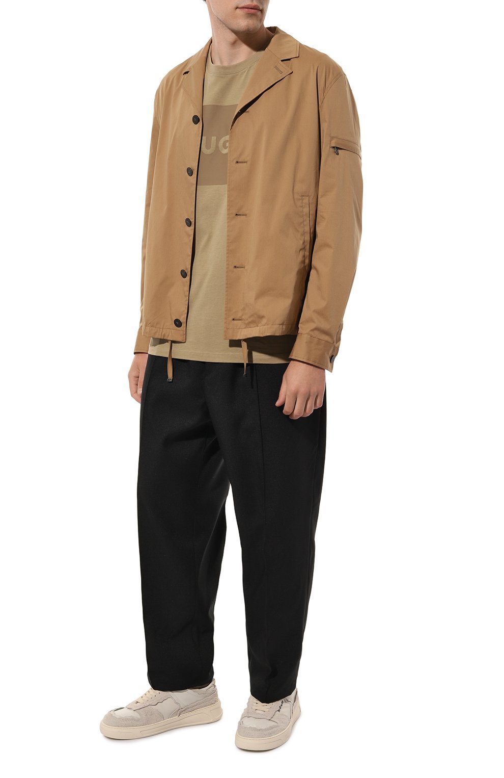 Хлопковая футболка HUGO, арт. 50467952, фото 2