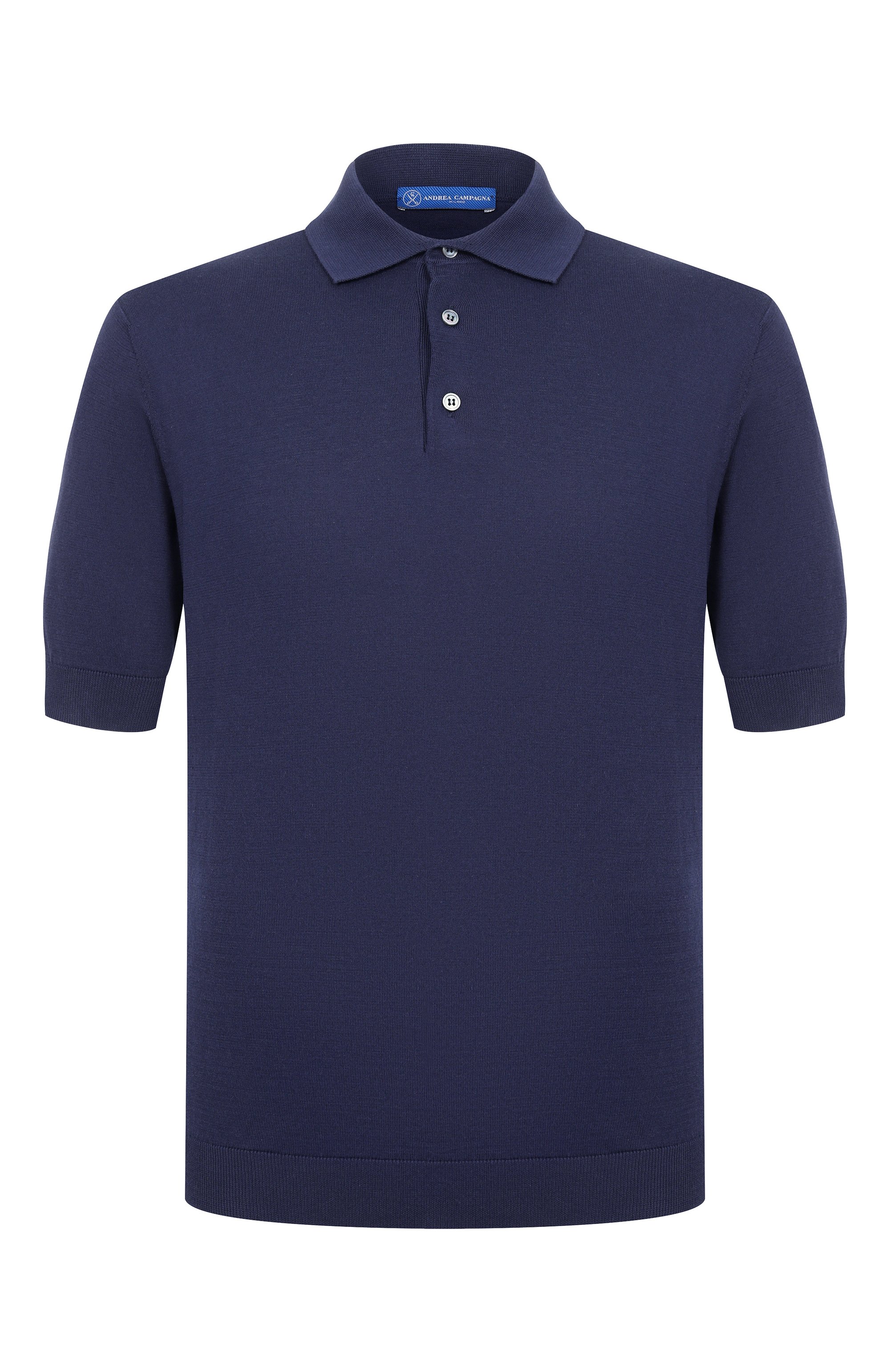 Хлопковое поло ANDREA CAMPAGNA, арт. PL1MC/SI18R, фото 1