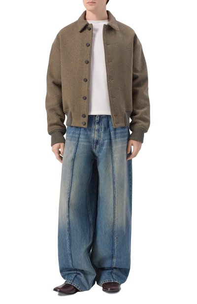 Кожаные лоферы swing-toe MM6, арт. SH3WR0008/P7560, фото 2