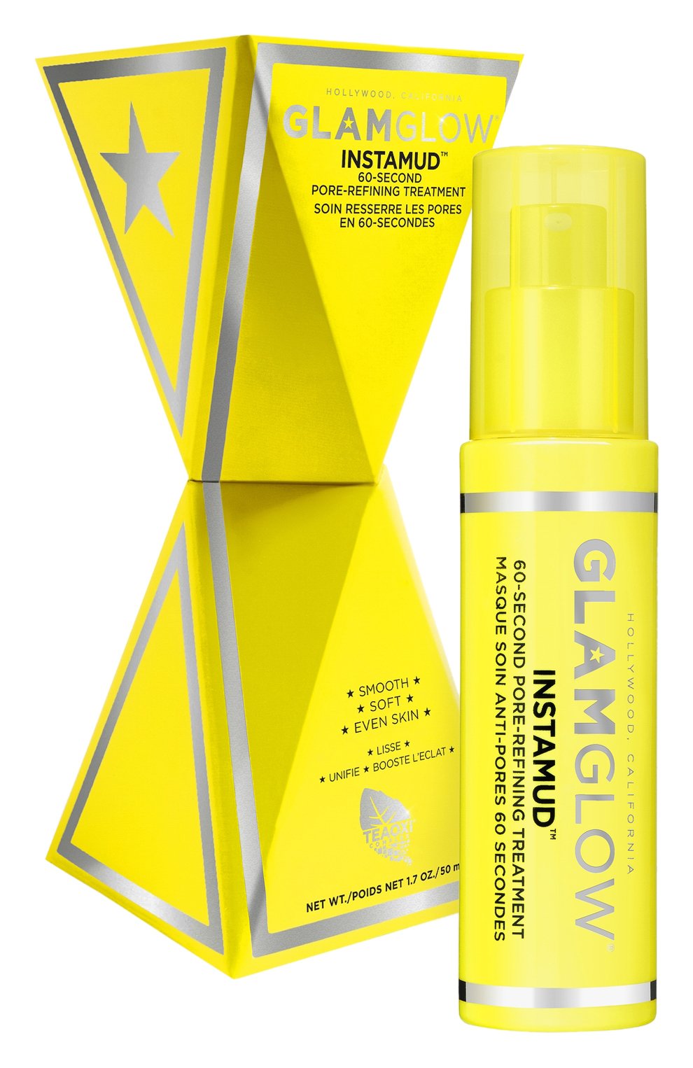 Маска для лица glamglow instamud 60 sec bubble mask (50ml) GLAMGLOW бесцветного цвета по цене 3690 руб., арт. 889809004958, фото 2 Маска для лица glamglow instamud 60 sec bubble mask (50ml) GLAMGLOW, арт. 889809004958, фото 2