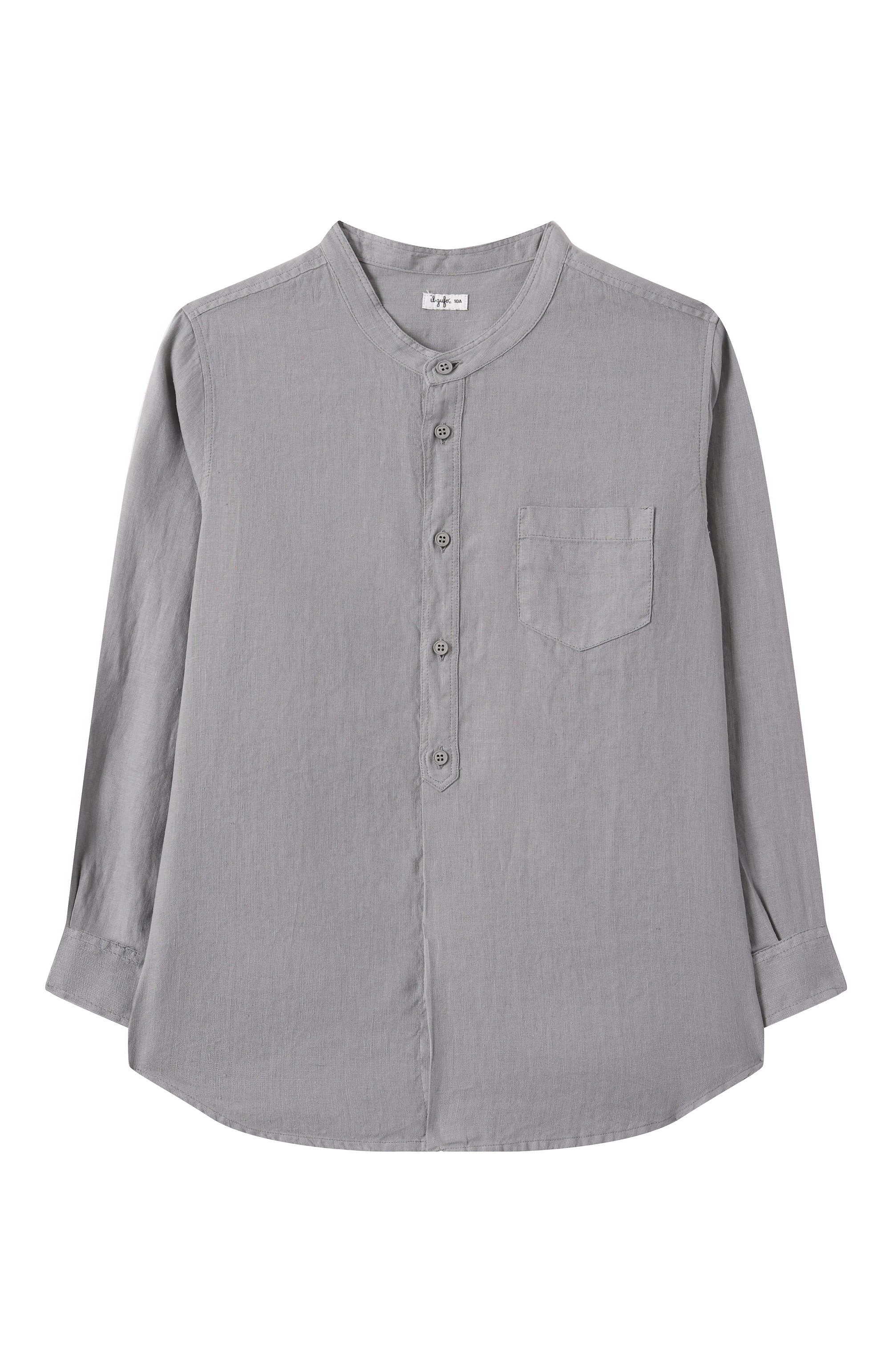 Льняная рубашка IL GUFO, арт. P25CL016L6006/10A-14A, фото 1