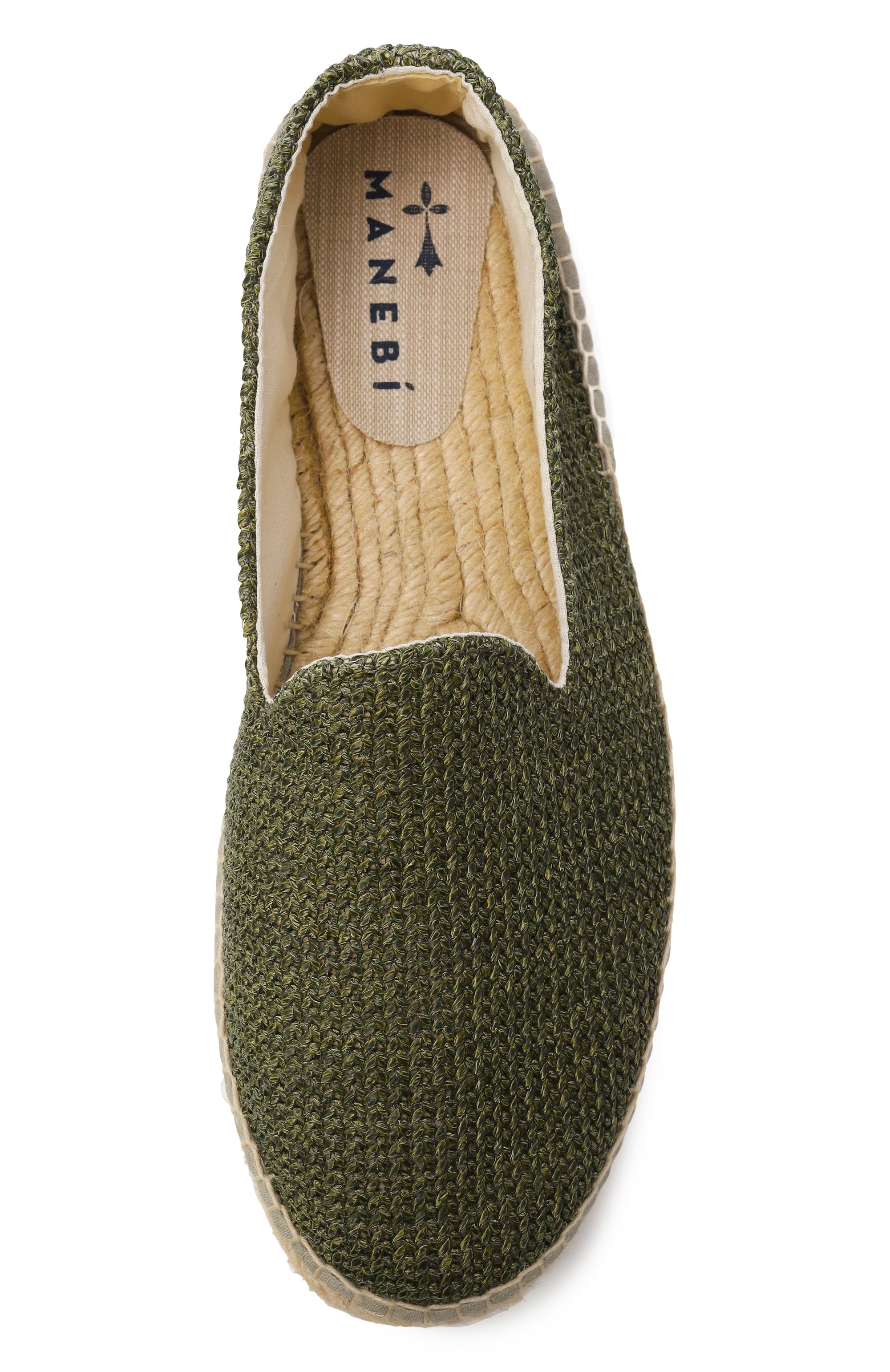 Эспадрильи из рафии MANEBI зеленого цвета по цене 17150 руб., арт. H 1.3 C0, фото 6 Эспадрильи из рафии MANEBI, арт. H 1.3 C0, фото 6