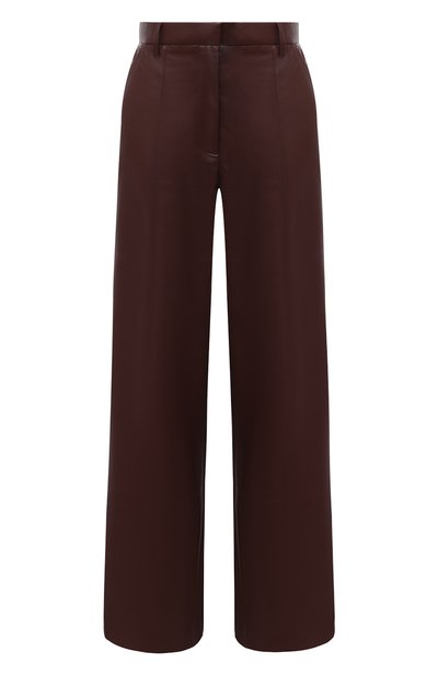 Женские брюки NANUSHKA, арт. CLE0_PLUM CHUTNEY_VEGAN LEATHER