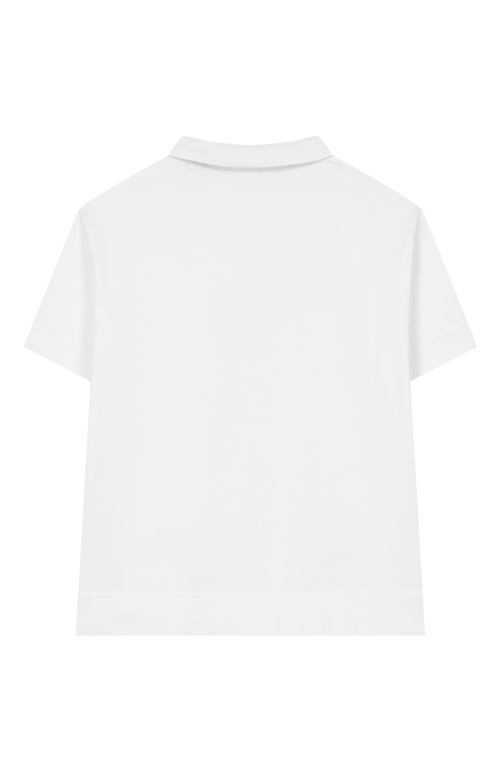 Хлопковое поло BURBERRY белого цвета по цене 21350 руб., арт. 8117368, фото 2 Хлопковое поло BURBERRY, арт. 8117368, фото 2