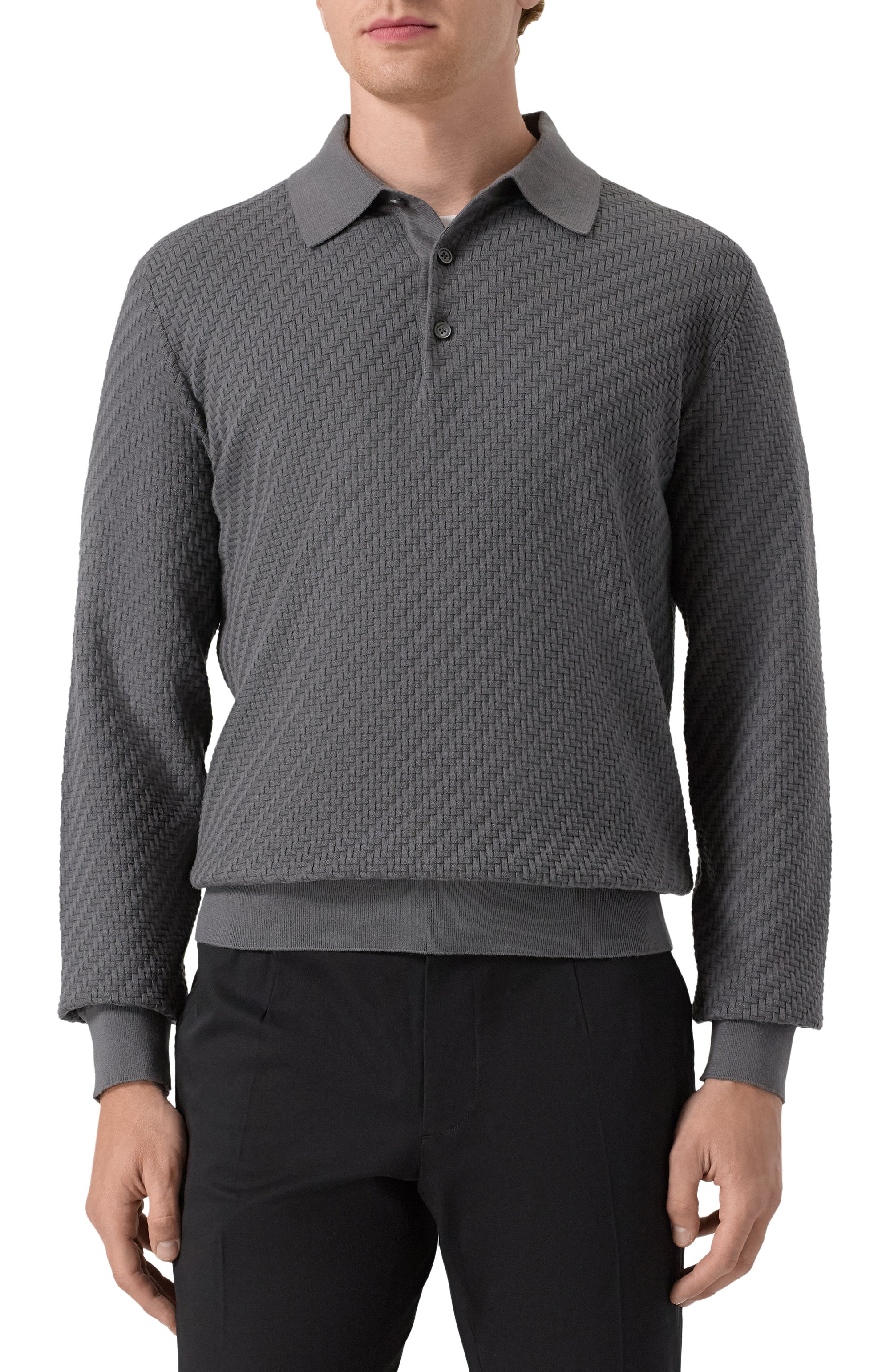 Поло из шелка и хлопка BRIONI, арт. UMR10L/PAK22, фото 3