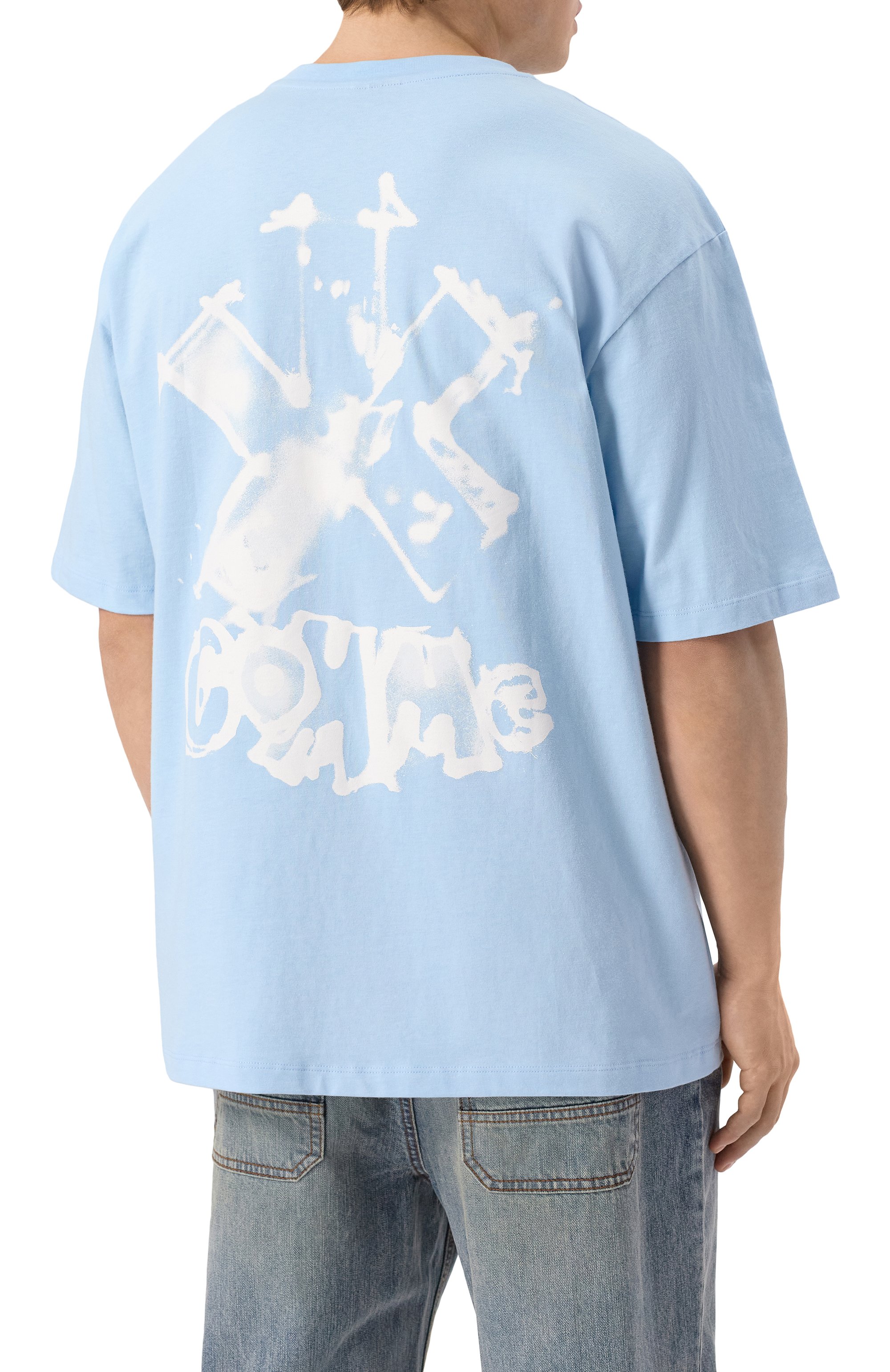 Хлопковая футболка COMME DES FUCKDOWN, арт. CFABM01574, фото 4