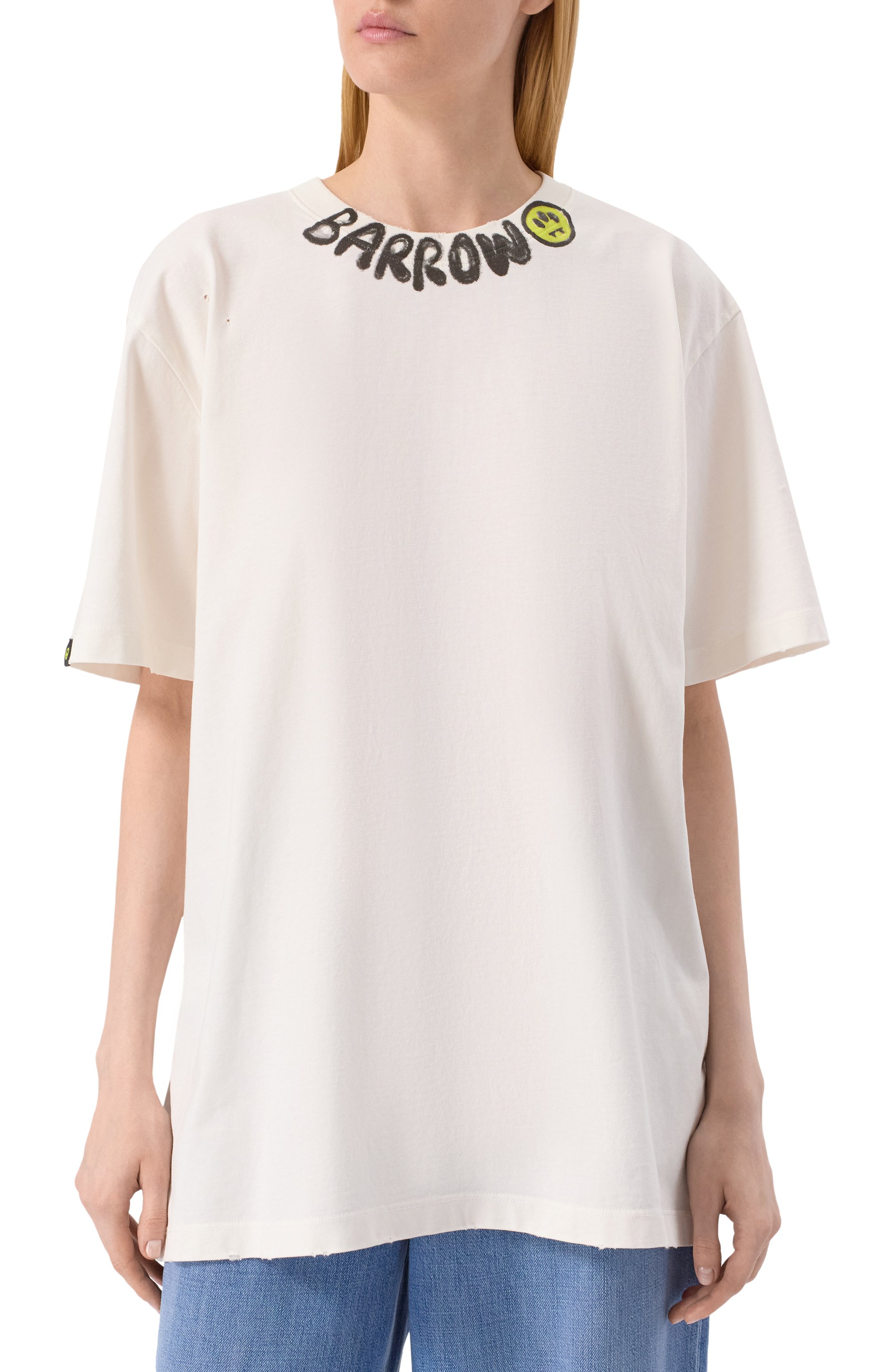 Хлопковая футболка BARROW, арт. F4BWW0TH066, фото 3