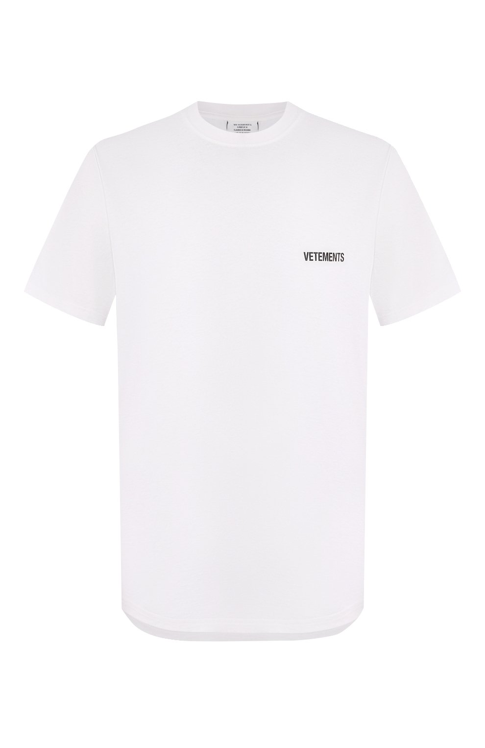 Хлопковая футболка VETEMENTS, арт. UAH21TR501 1600/M, фото 1