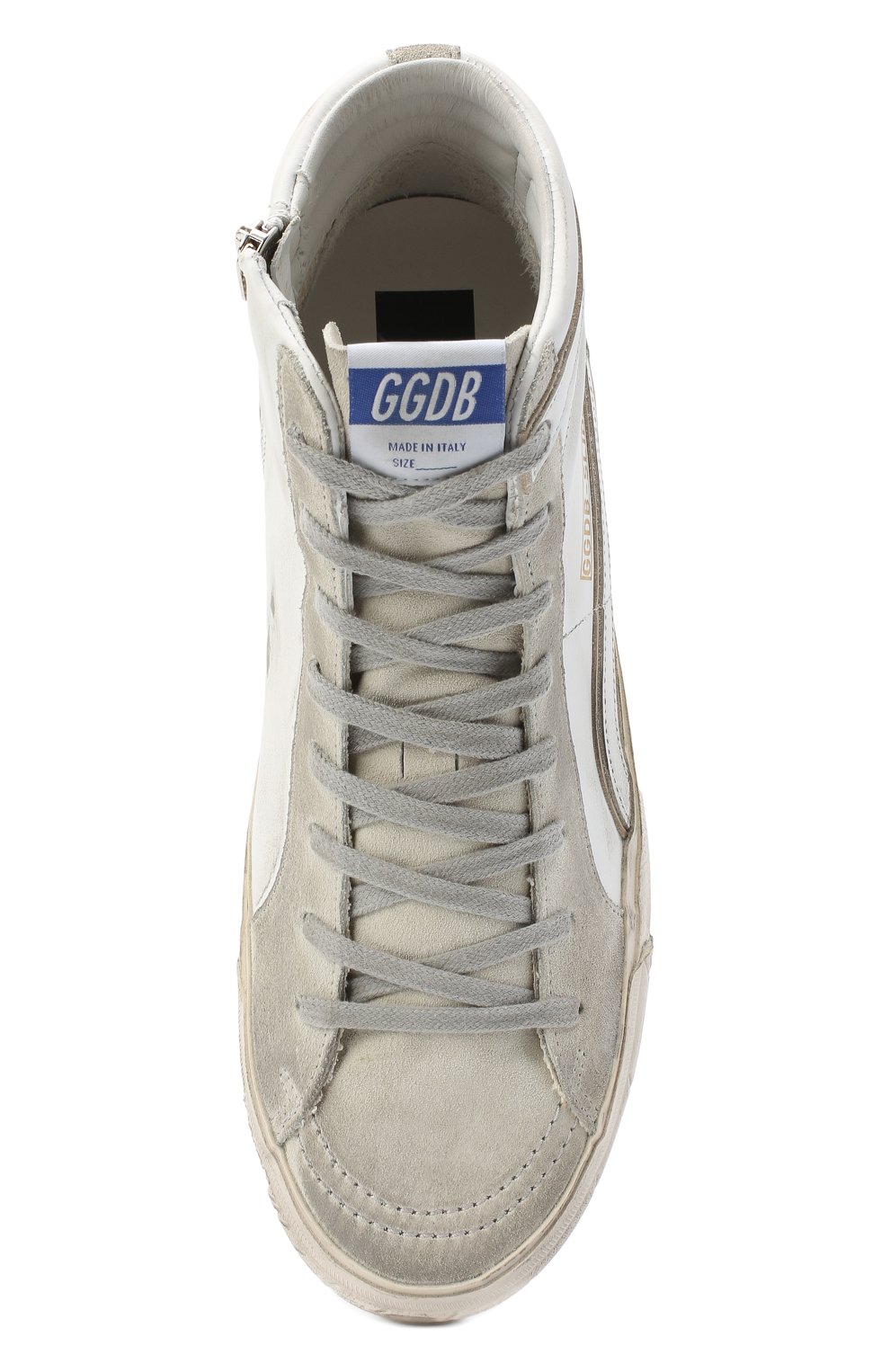 Комбинированные кеды slide GOLDEN GOOSE DELUXE BRAND, арт. GMF00115.F000324, фото 5