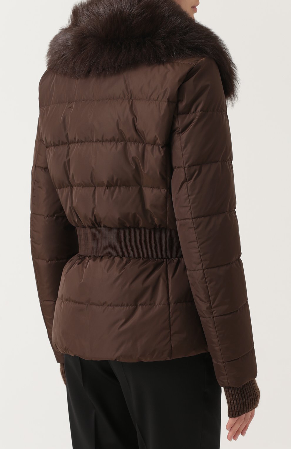 Стеганый пуховик с меховой отделкой RALPH LAUREN, арт. 911/IHC09/FHC09, фото 4