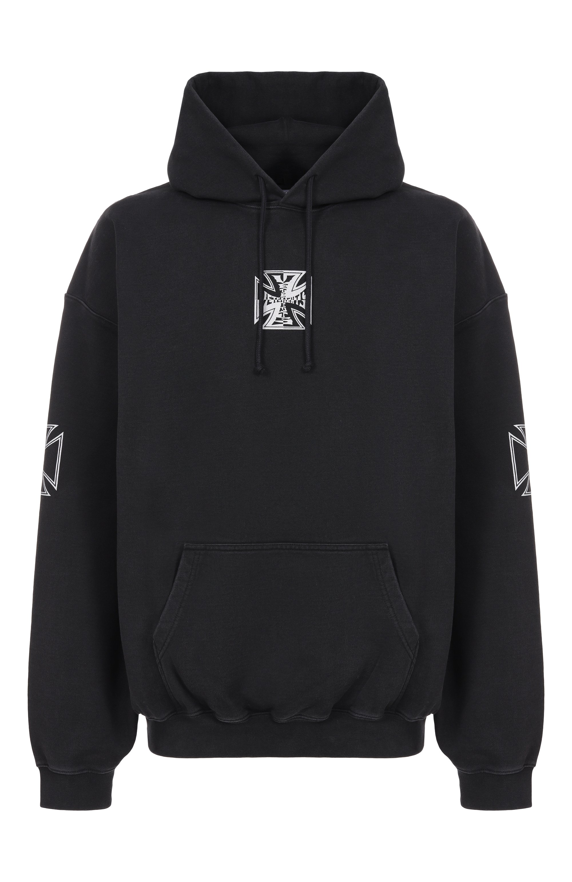 Хлопковое худи VETEMENTS, арт. ME76HD161B/1302 M0LLET0N, фото 1