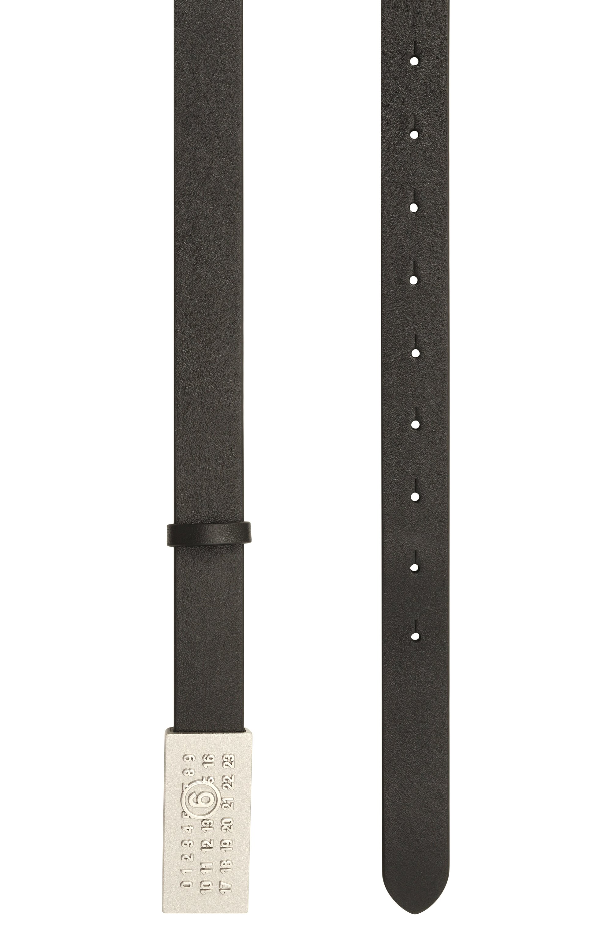 Кожаный ремень MM6, арт. SA6TP0010/P7258, фото 4