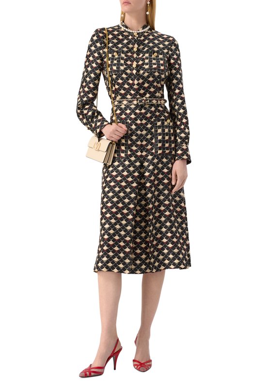 Комбинированные туфли ImpuDance 90 Valentino 6W0S0LT6/PDY Красный  6W0S0LT6/PDY Фото 2