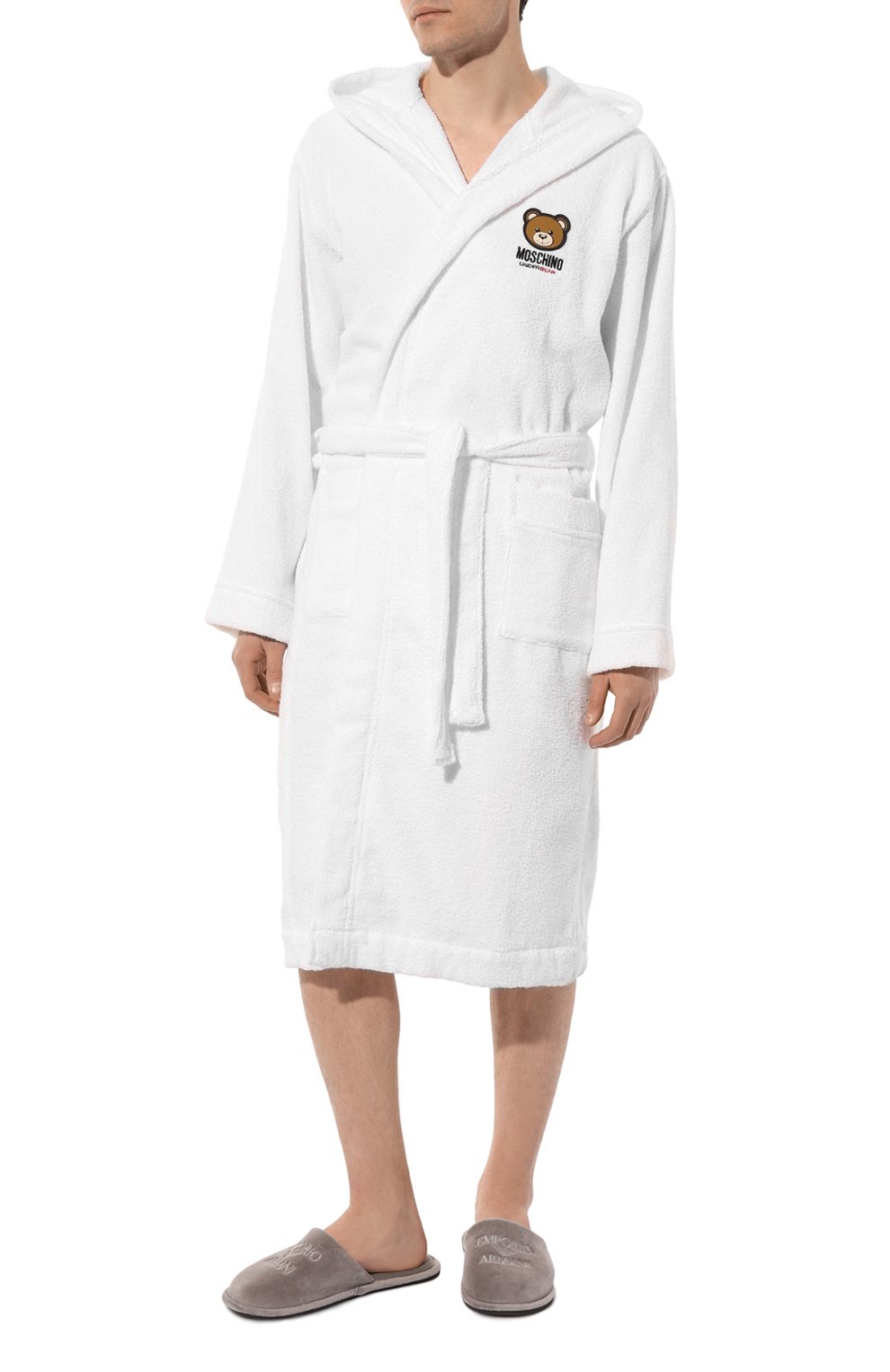Хлопковый халат MOSCHINO, арт. 232V6/A9601/4307, фото 2