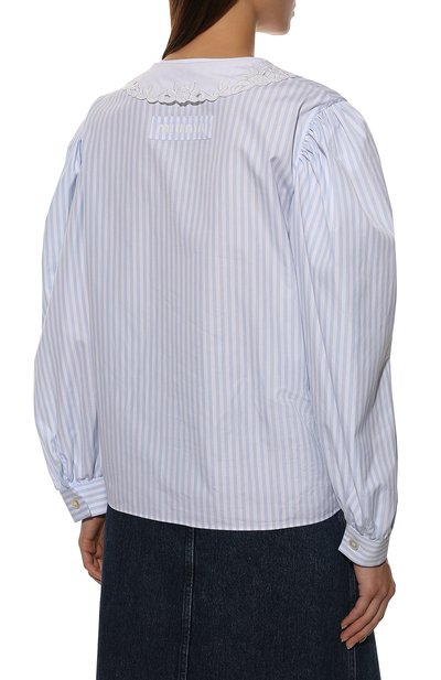 Хлопковая блузка MIU MIU, арт. MK1565-Z58-F0M10, фото 4